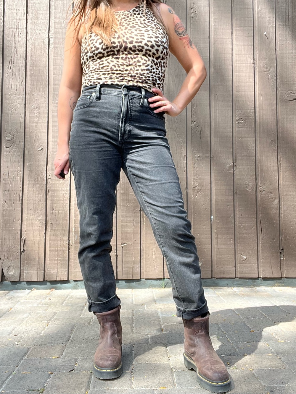 Madewell Straight Leg High-Rise Black Women's Jeans Size 27